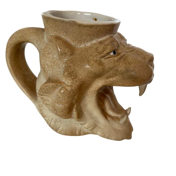 Rex Valencia Hand Made Spain Lion Head 3D Coffee Cup Mug - Picture 7 of 7